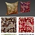 Elegant Decorative Pillow Set 3D model small image 2