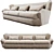 Hemingway Sofa: Luxurious Elegance by Visionnaire 3D model small image 1