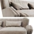 Hemingway Sofa: Luxurious Elegance by Visionnaire 3D model small image 2