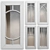 Sophisticated Cabinet Door Set 3D model small image 2