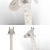 Gentle Giraffe Plush Toy 3D model small image 3