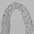 Elegant Floral Wedding Arch 3D model small image 3