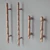 Versatile Copper Handles: The Perfect Furniture Upgrade 3D model small image 1