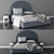 Modern Scandinavian Bjorn Bed 3D model small image 1