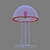  Eichholtz Berkley Silver Table Lamp - Elegant and Illuminating 3D model small image 2