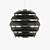 Title: Sleek Beehive Pendant Light for Modern Interiors 3D model small image 1