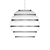 Title: Sleek Beehive Pendant Light for Modern Interiors 3D model small image 3