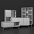 La Forma Quatre Furniture Set 3D model small image 2