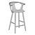 Sleek Scandinavian Stool 3D model small image 3