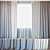 Elegant Curtains with Tulle | ROHI | Credo 3D model small image 1