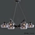 WUNDERLICHT: Modern Black Pendant Light 3D model small image 1