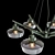 WUNDERLICHT: Modern Black Pendant Light 3D model small image 2