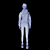 Title: Modern Poseable Mannequin 3D model small image 3