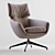 LEOLUX LX: Elegant Design Chair by Gino Carollo 3D model small image 1