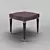 Fratelli Barri MESTRE Cherry Side Table: Elegance in a Compact Design! 3D model small image 1