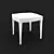 Fratelli Barri MESTRE Cherry Side Table: Elegance in a Compact Design! 3D model small image 2