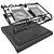 CoolMax Laptop Cooling Set 3D model small image 1