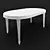 Elegant Mahogany Dining Table by Fratelli Barri 3D model small image 2