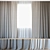 Opera Curtains 79 | ROHI | Elegant curtains with tulle 3D model small image 1