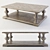 Bernhardt Campania Coffee Table: Elegant Design, High-Quality Craftsmanship 3D model small image 1