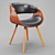 Corvus Mid-century Modern Accent Chair 3D model small image 1