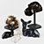 Elegant Wildlife Decor Set 3D model small image 1