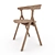 Stackable Comfort: Fredericia Yksi Chair 3D model small image 3