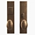 Modern Bronze Door Handles 3D model small image 1