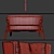 ComfortSway Armchair and Ottoman 3D model small image 3