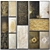 Gold Luxe Wall Art Collection 3D model small image 1