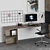 Sleek Office Set: iMac, Ferrara Chair, Lucenera Lamp 3D model small image 3