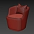 Orla Small Chair: Contemporary Elegance 3D model small image 3