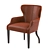 Classic Elegance - Chesterton Armchair 3D model small image 1