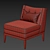 Elegant Nefertiti Armchair: Egyptian Essence! 3D model small image 3