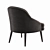 Elegant DA VINCI Armchair - SF4T 3D model small image 2