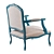 Elegance Redefined: Moda Hypnose Armchair 3D model small image 2