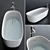 Disenia River: Aquatek Freestanding Bathtub 3D model small image 1