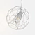 Marl Pendant Chandelier - Zuma Line 3D model small image 3