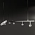 Sleek LED Ceiling Light 3D model small image 3