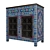 Moroccan-inspired Hand-Painted Cedar Dresser 3D model small image 1