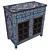 Moroccan-inspired Hand-Painted Cedar Dresser 3D model small image 2