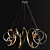 Elegant Ringmaster Chandelier 3D model small image 1