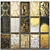 Gold Luxe Wall Decor: Collection of 15 Modern Paintings 3D model small image 1