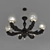Classic Stone Ceiling Light 3D model small image 1
