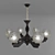 Classic Stone Ceiling Light 3D model small image 2