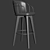 Compact Arven Stool Set 3D model small image 3