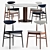 Modern Scandinavian Dining Chair: Gent UPH - Gubi 3D model small image 1