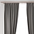 Gray Satin Blind with Copper Accents 3D model small image 2