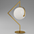 Adjustable Golden Globe Table Lamp 3D model small image 1