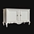 Elegant Stella Mobile Dresser 3D model small image 1